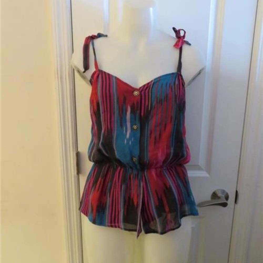 MYNE  SILK MULTI-STRIP SPAGHETTI STRAP  4